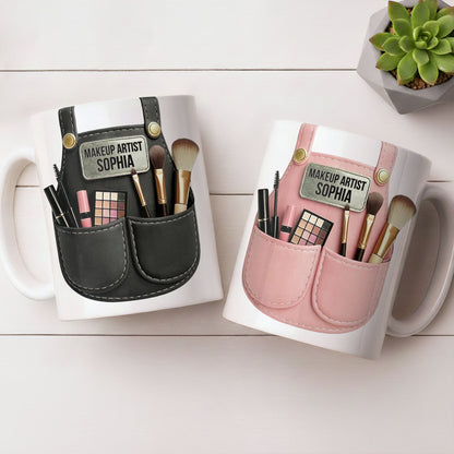 Makeup Artist Belt With Essential Tools - Personalized Custom Coffee Mug - JBS085_MG