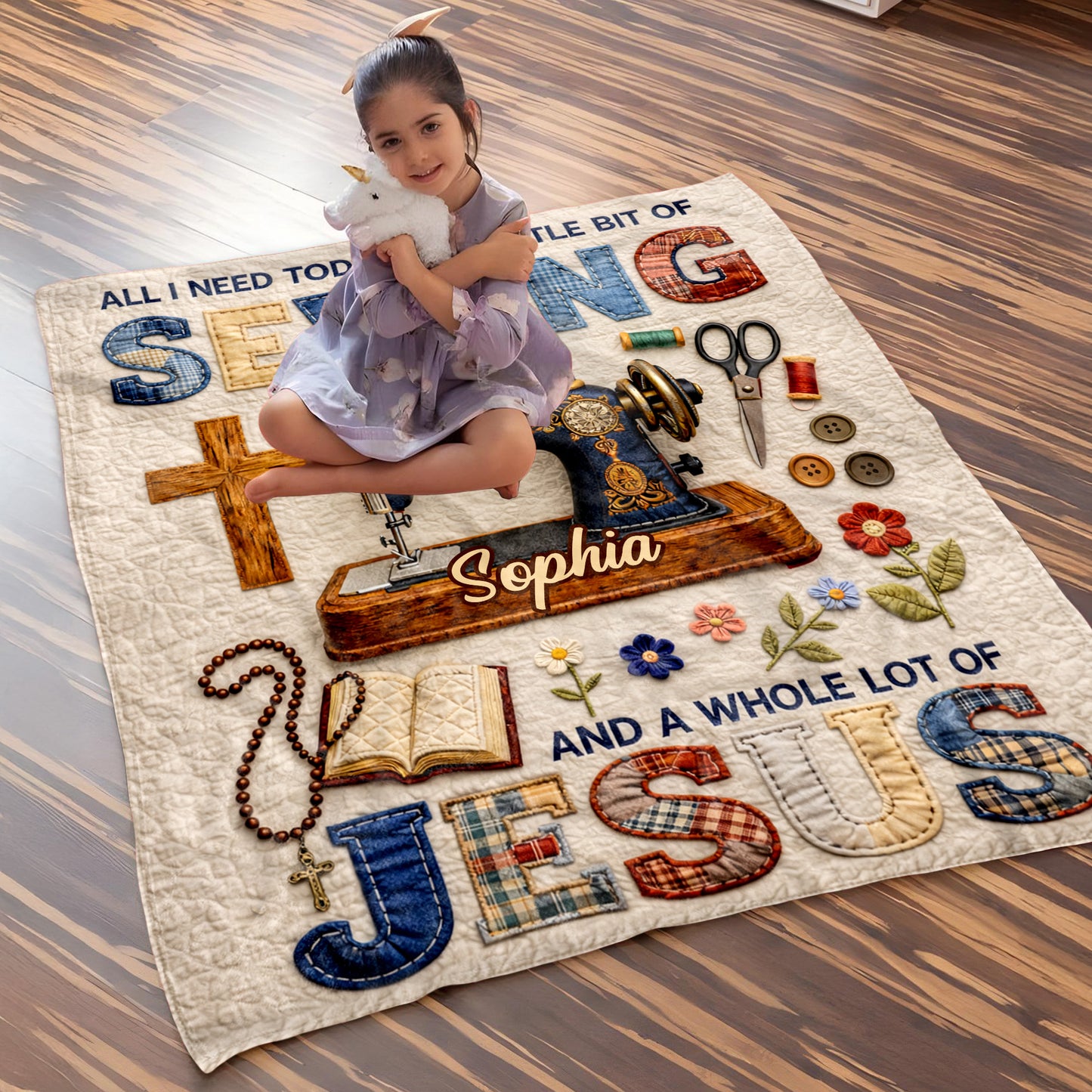 All I Need Today, Sewing And Jesus