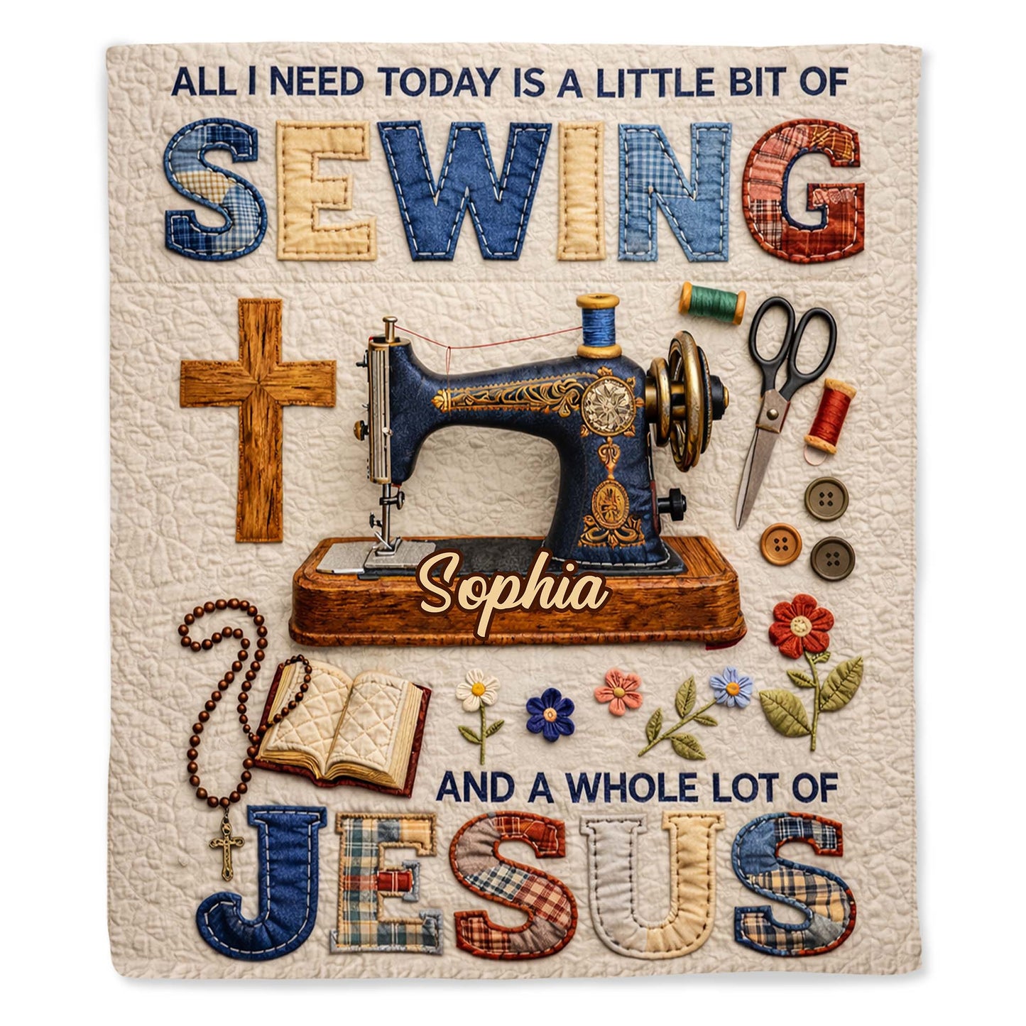 All I Need Today, Sewing And Jesus