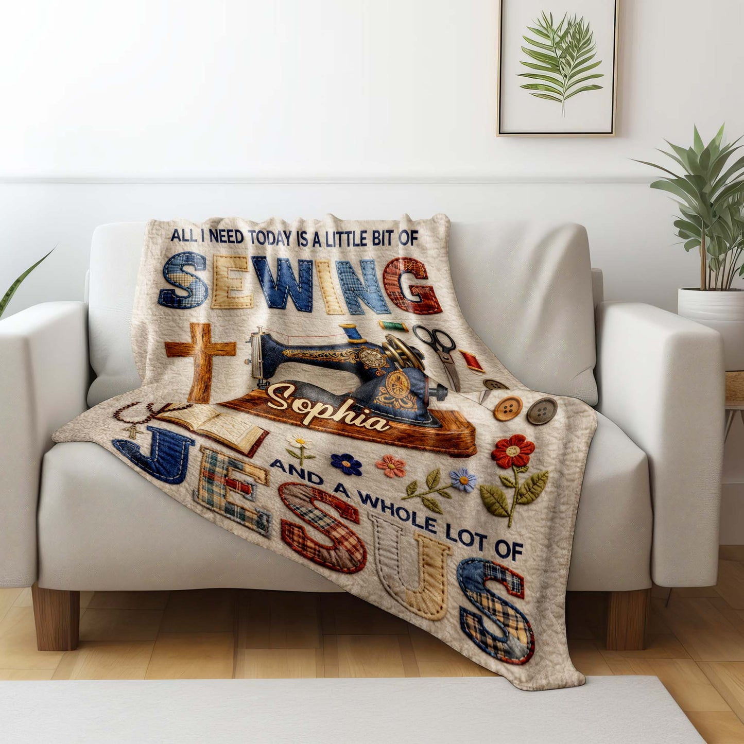 All I Need Today, Sewing And Jesus