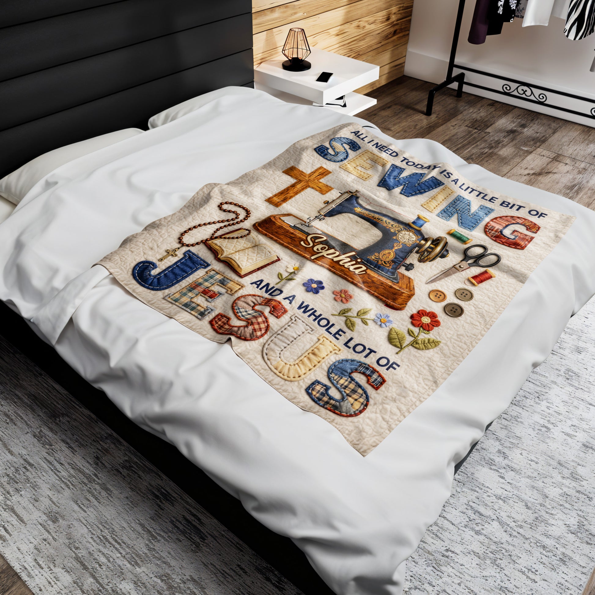 All I Need Today, Sewing And Jesus