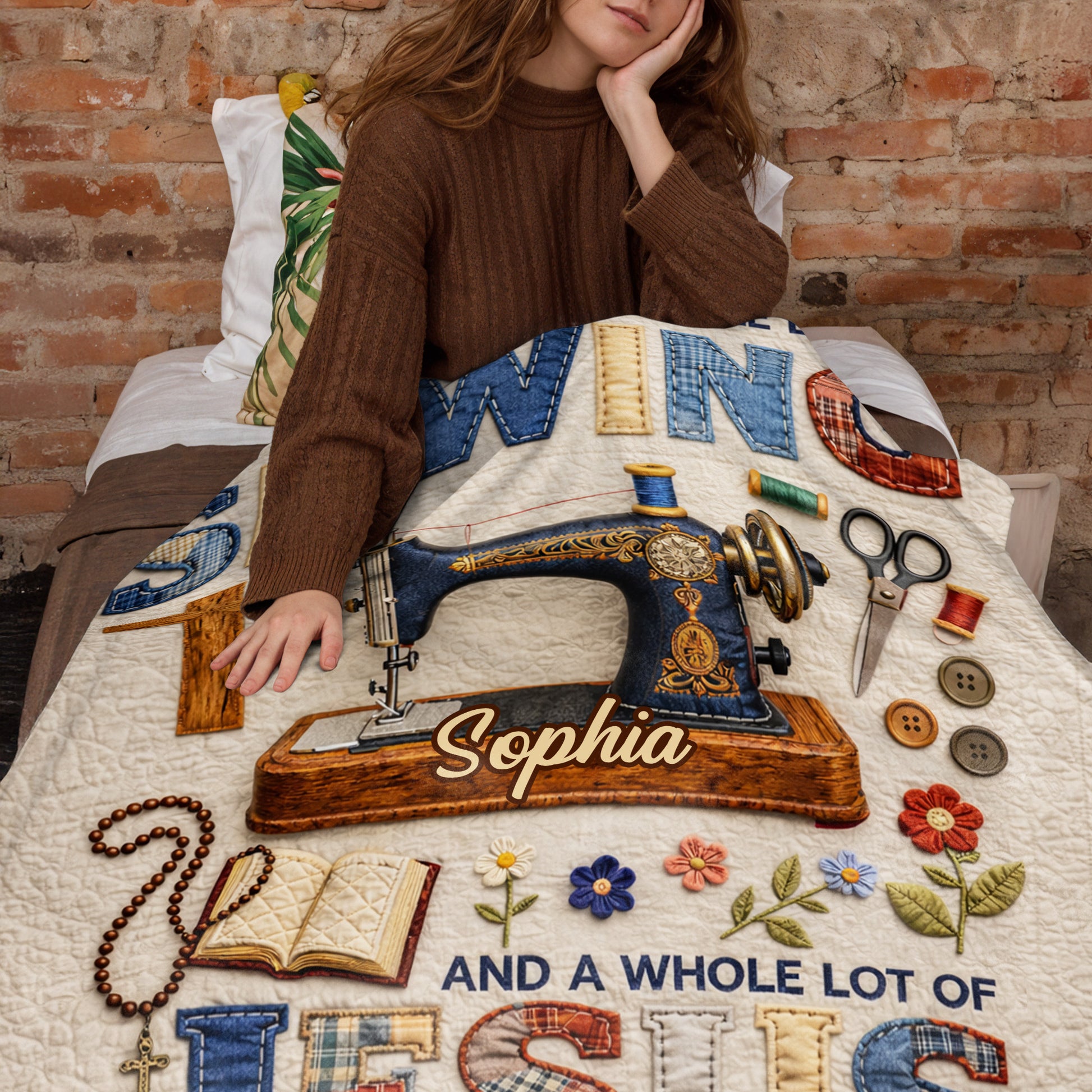 All I Need Today, Sewing And Jesus