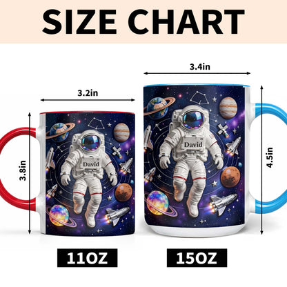 Explore The Galaxy With Custom Astronaut And Planets Design