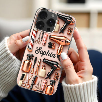 Beauty and Hair Styling Essential Tools Phone Case