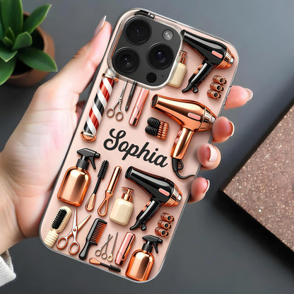 Beauty and Hair Styling Essential Tools Phone Case