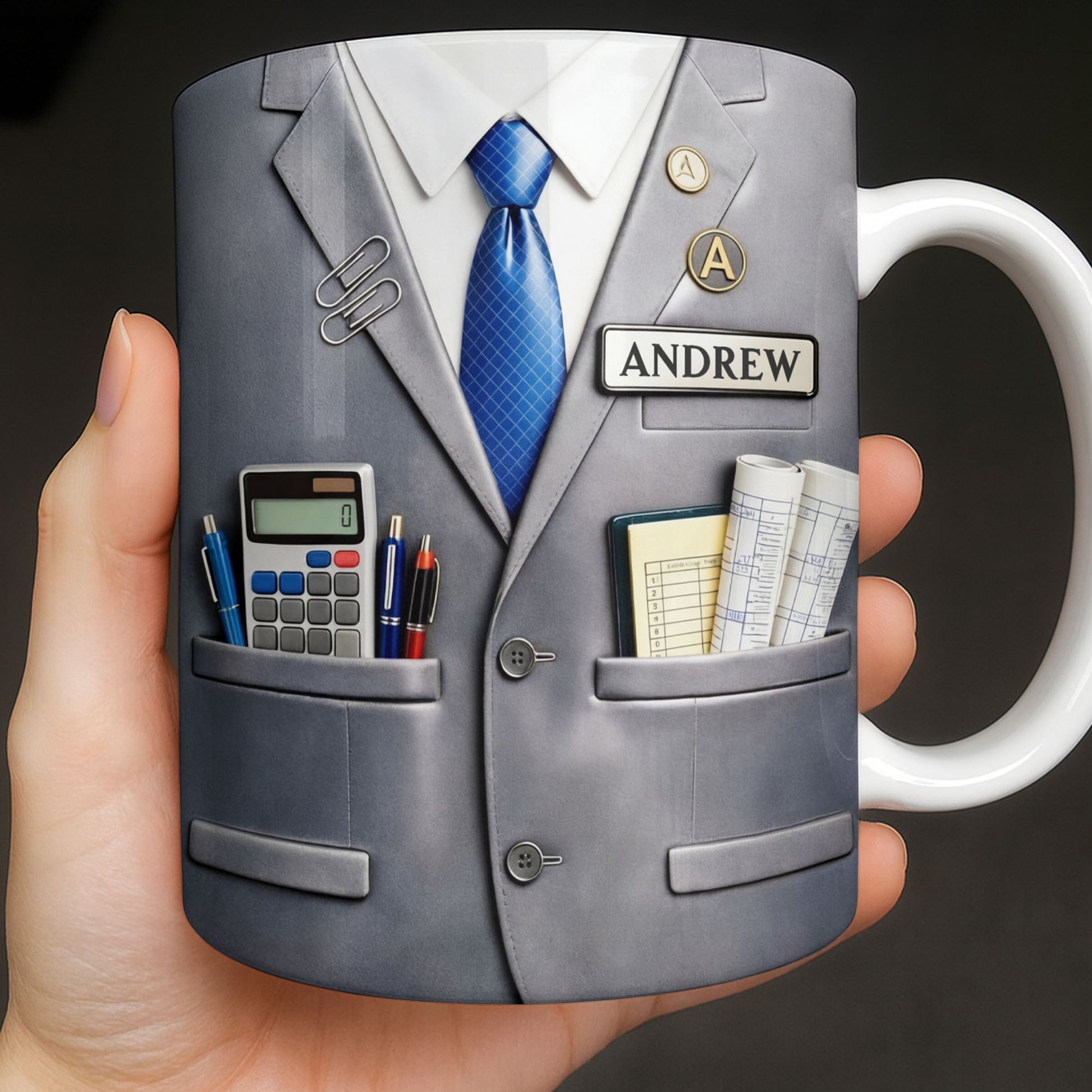 Perfect Gift For The Professional With Business Suit Design
