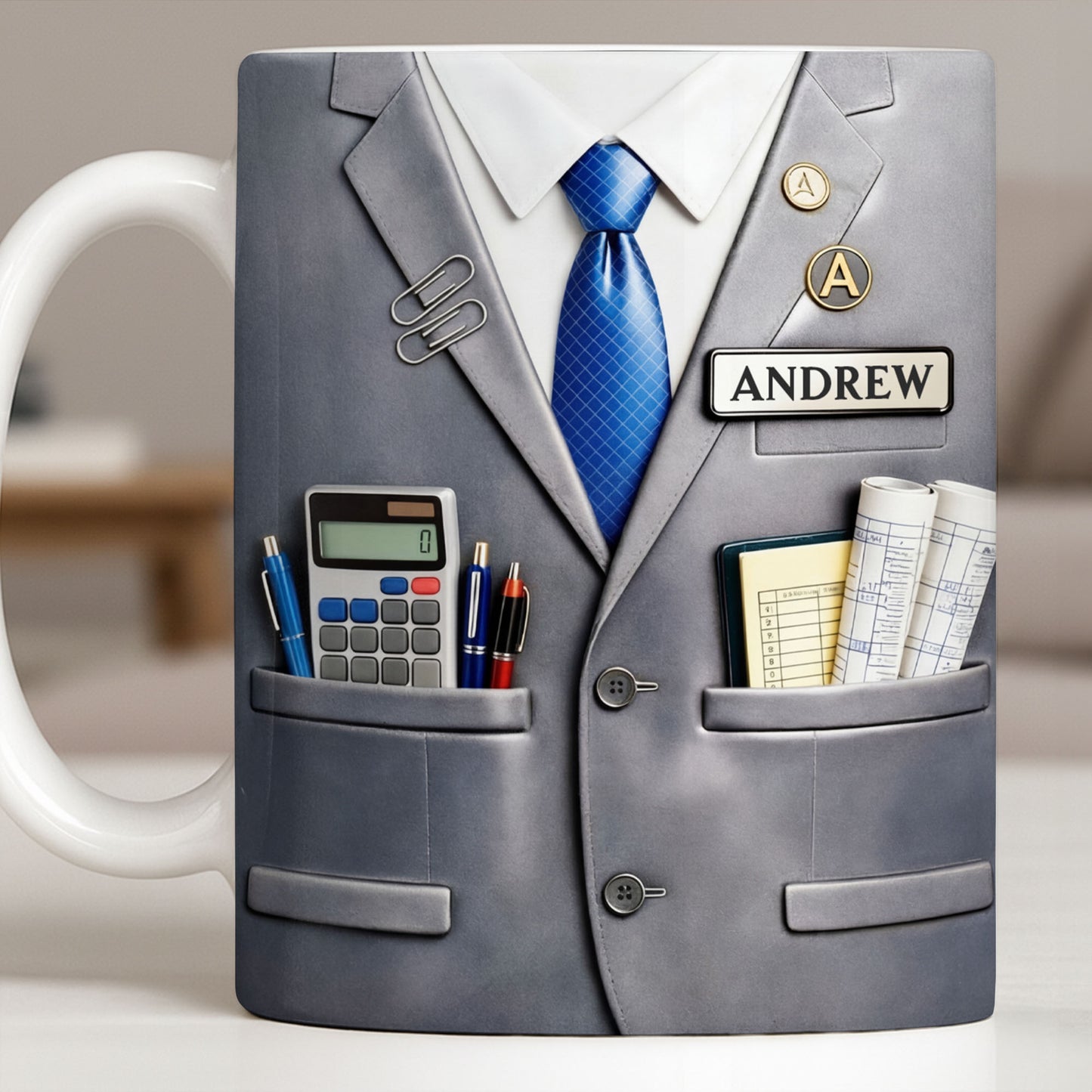 Perfect Gift For The Professional With Business Suit Design