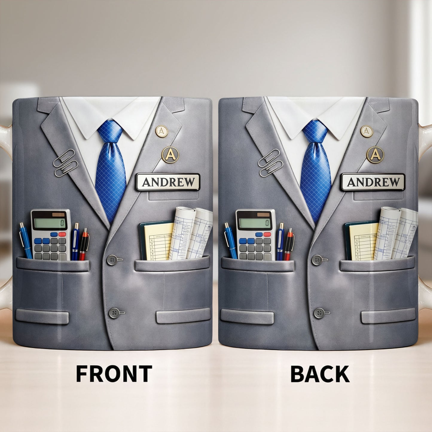 Perfect Gift For The Professional With Business Suit Design