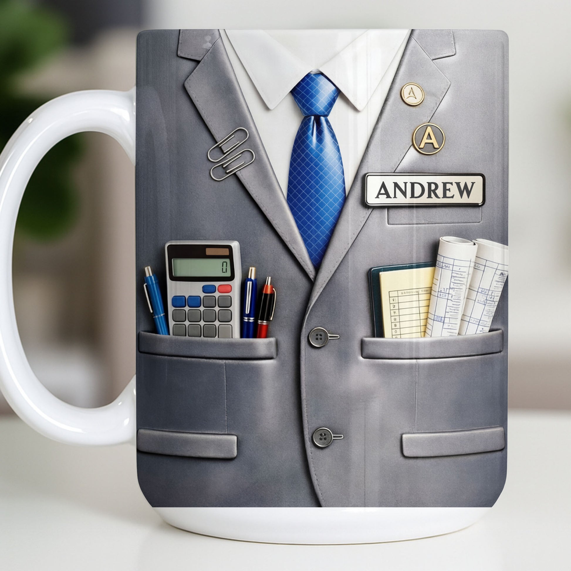 Perfect Gift For The Professional With Business Suit Design