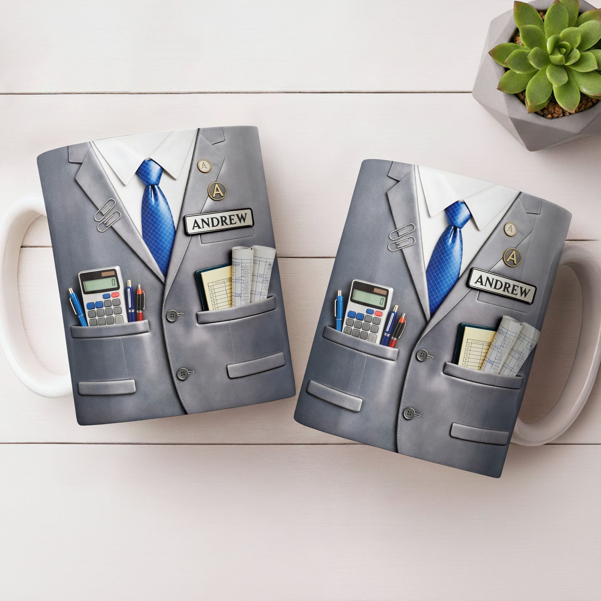 Perfect Gift For The Professional With Business Suit Design