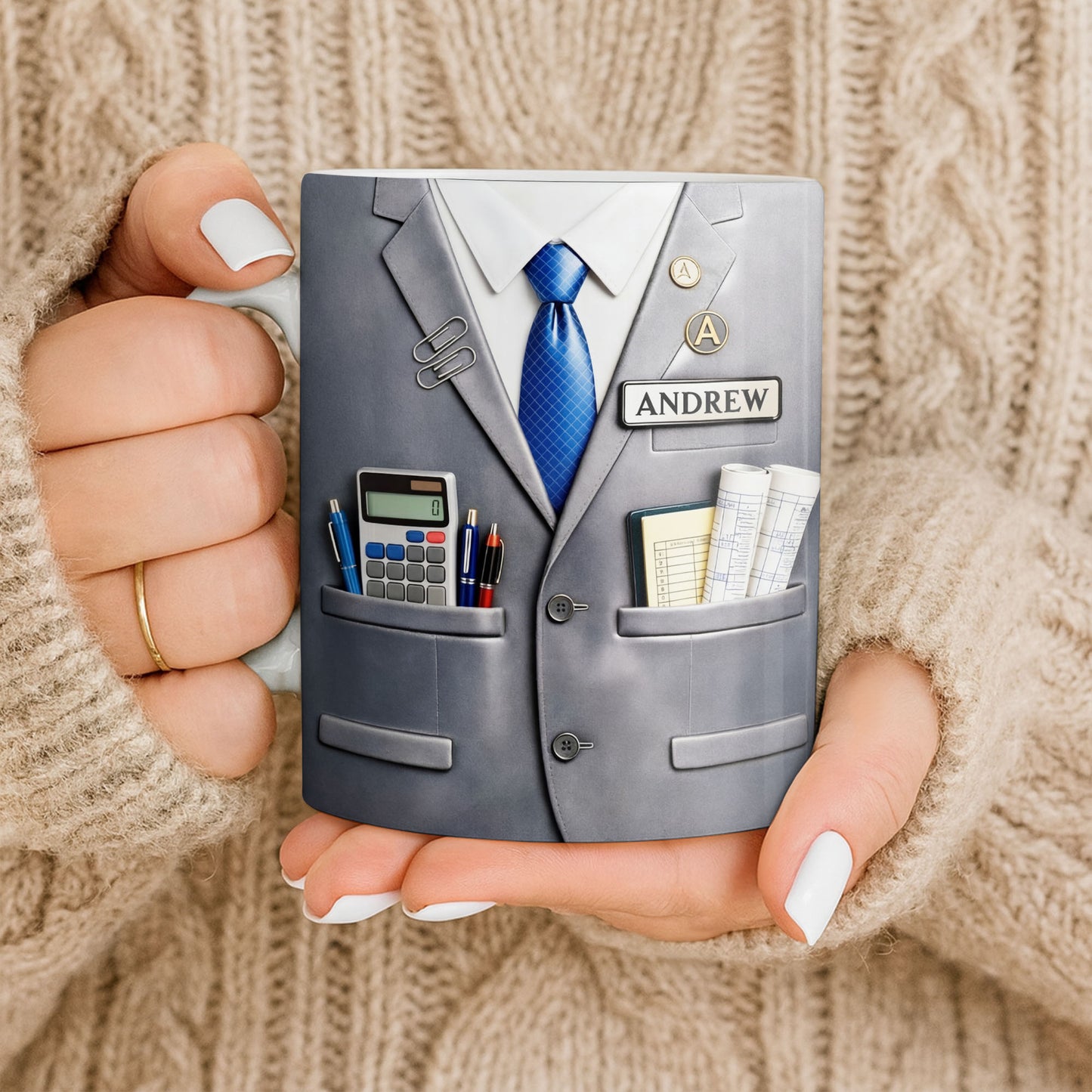 Perfect Gift For The Professional With Business Suit Design