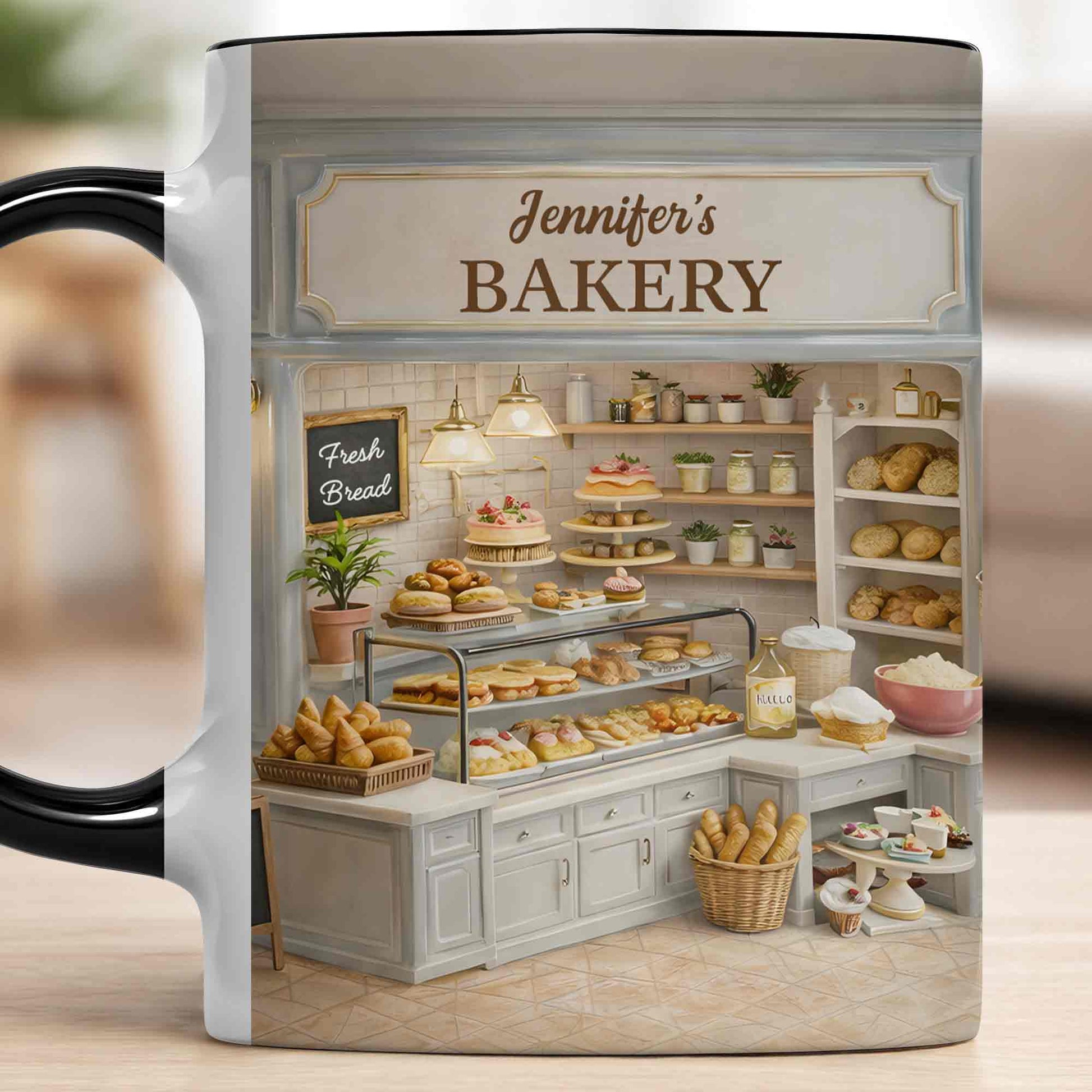 My Bakery, Fresh Bread, Bakery Mug