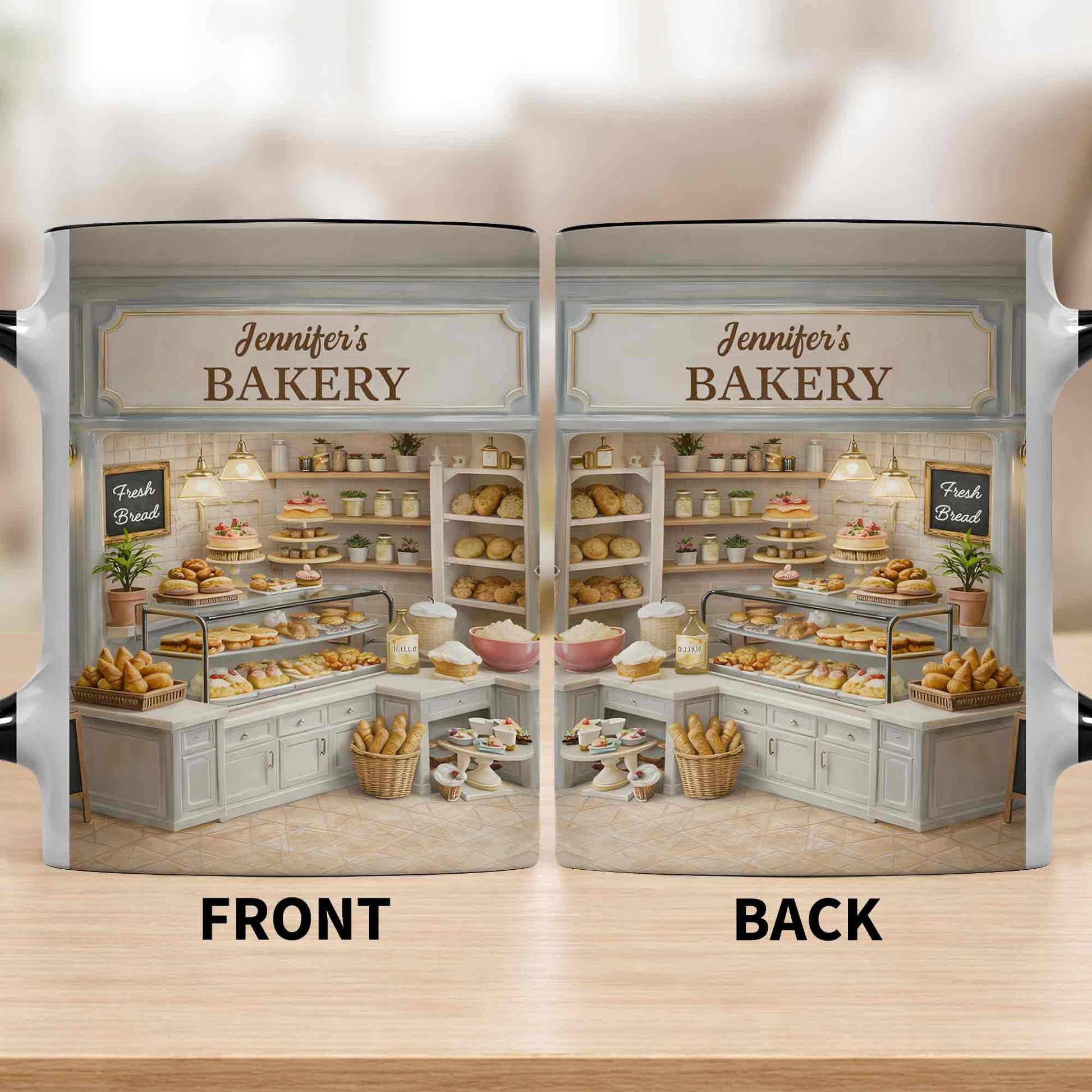 My Bakery, Fresh Bread, Bakery Mug