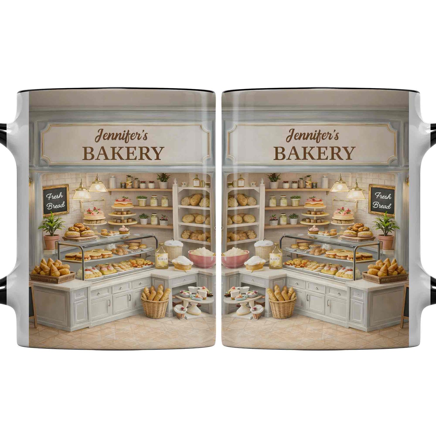 My Bakery, Fresh Bread, Bakery Mug