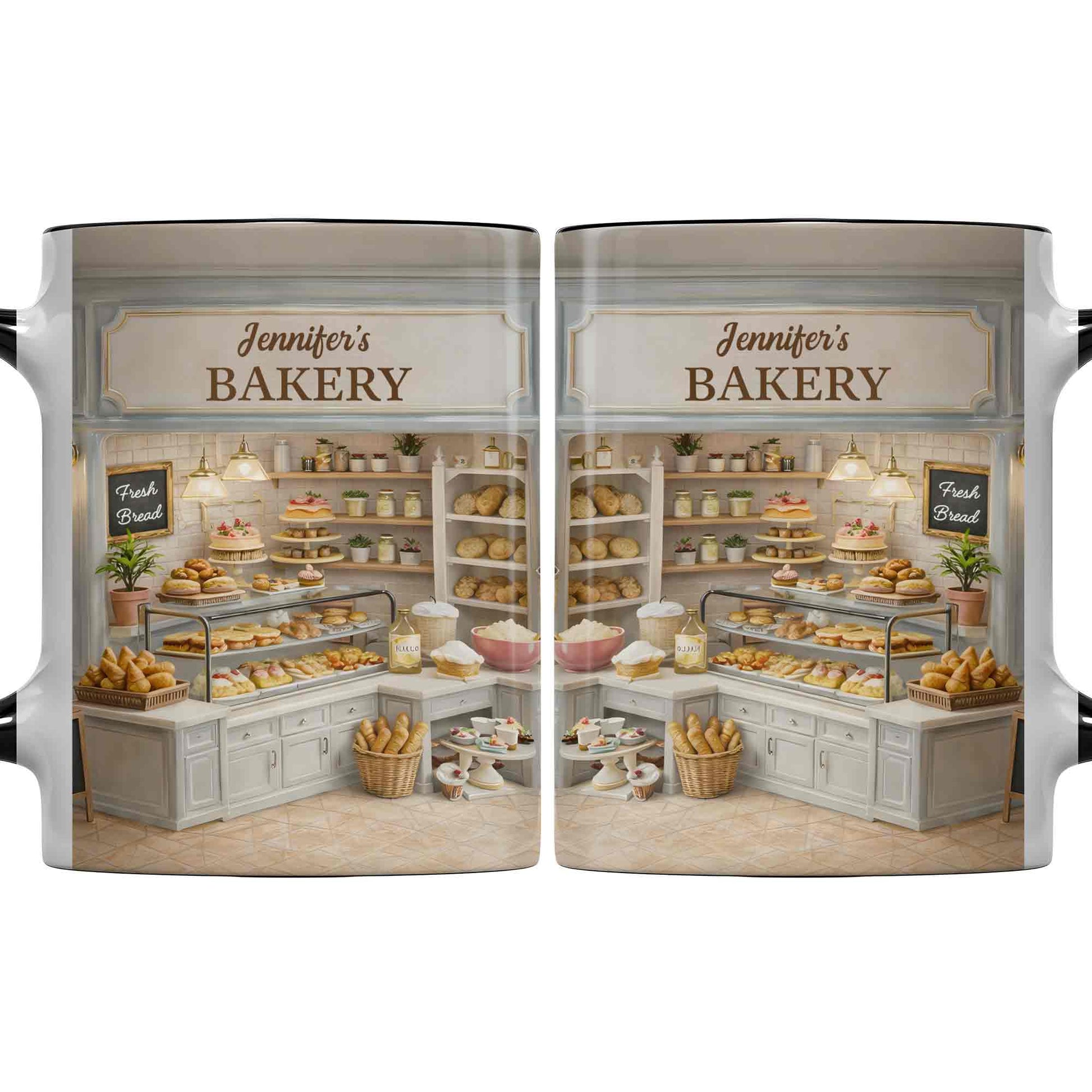My Bakery, Fresh Bread, Bakery Mug
