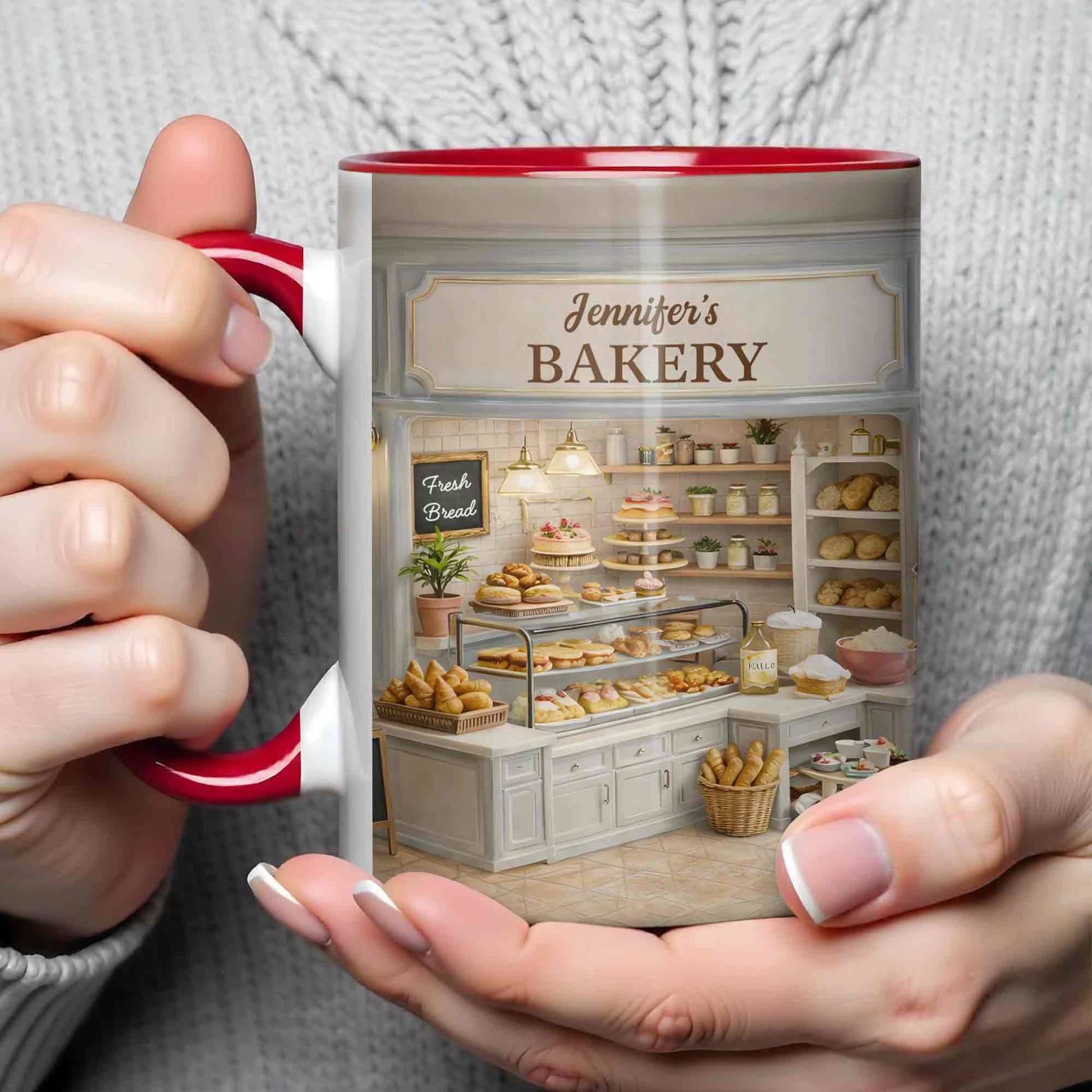 My Bakery, Fresh Bread, Bakery Mug