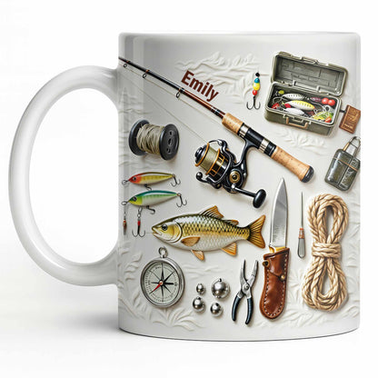 Personalize Your Fishing Passion With Tackle Box And Fish Design