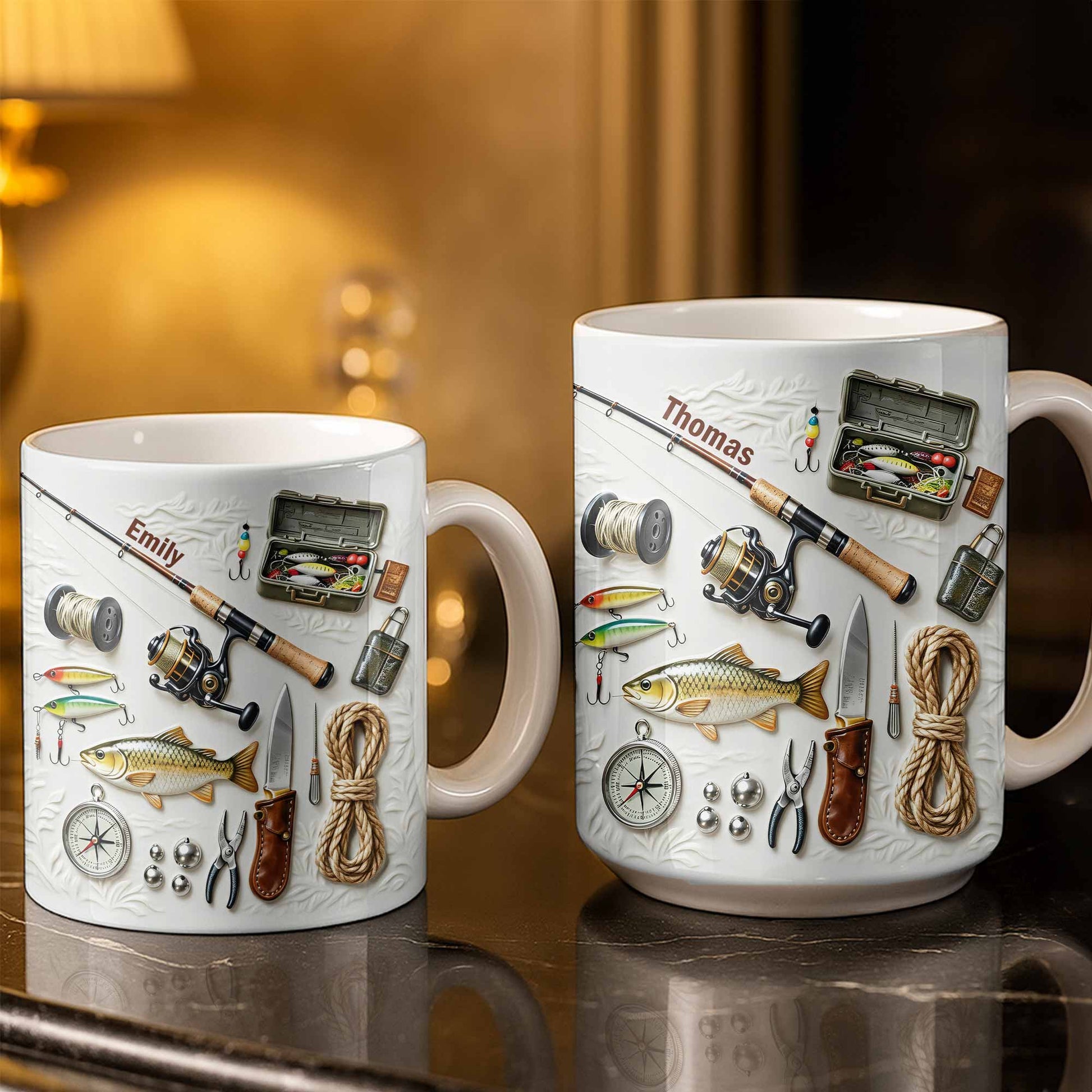 Personalize Your Fishing Passion With Tackle Box And Fish Design