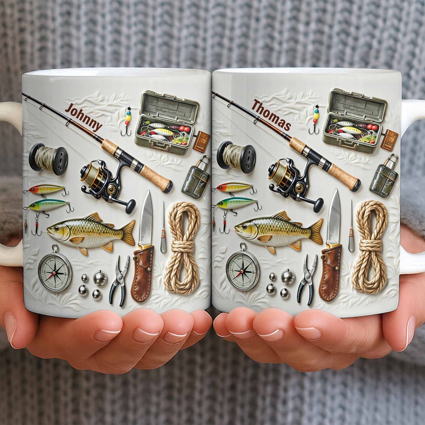 Personalize Your Fishing Passion With Tackle Box And Fish Design