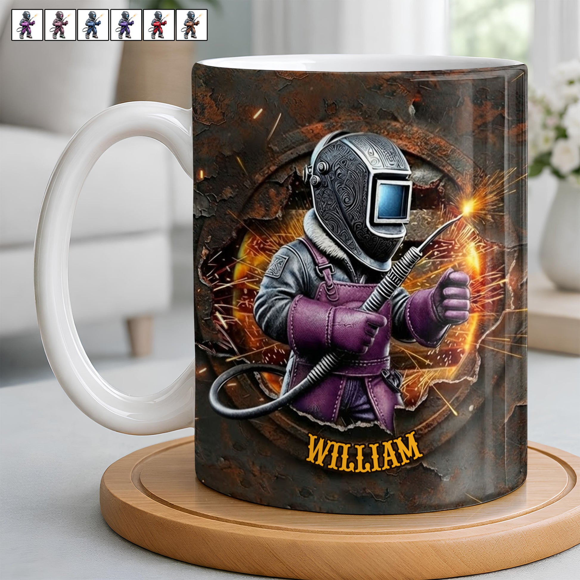 Customize Your Unique Welder Coffee Mug
