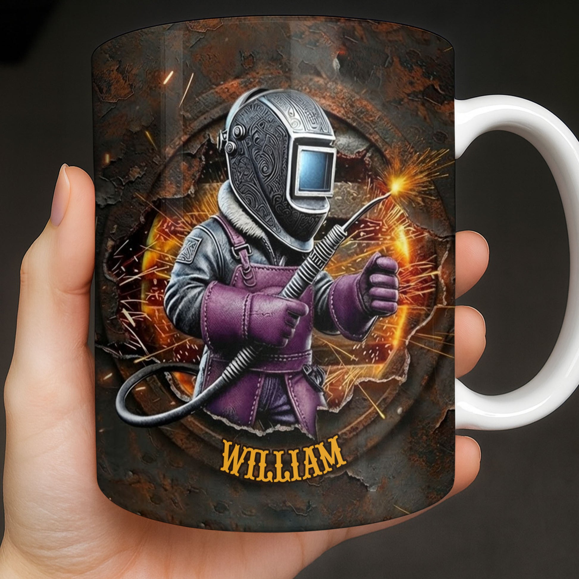 Customize Your Unique Welder Coffee Mug