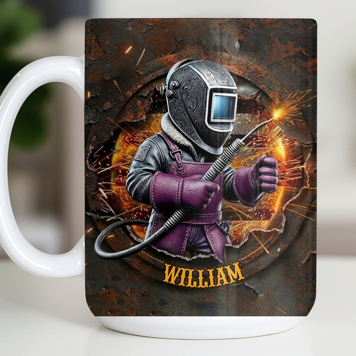 Customize Your Unique Welder Coffee Mug