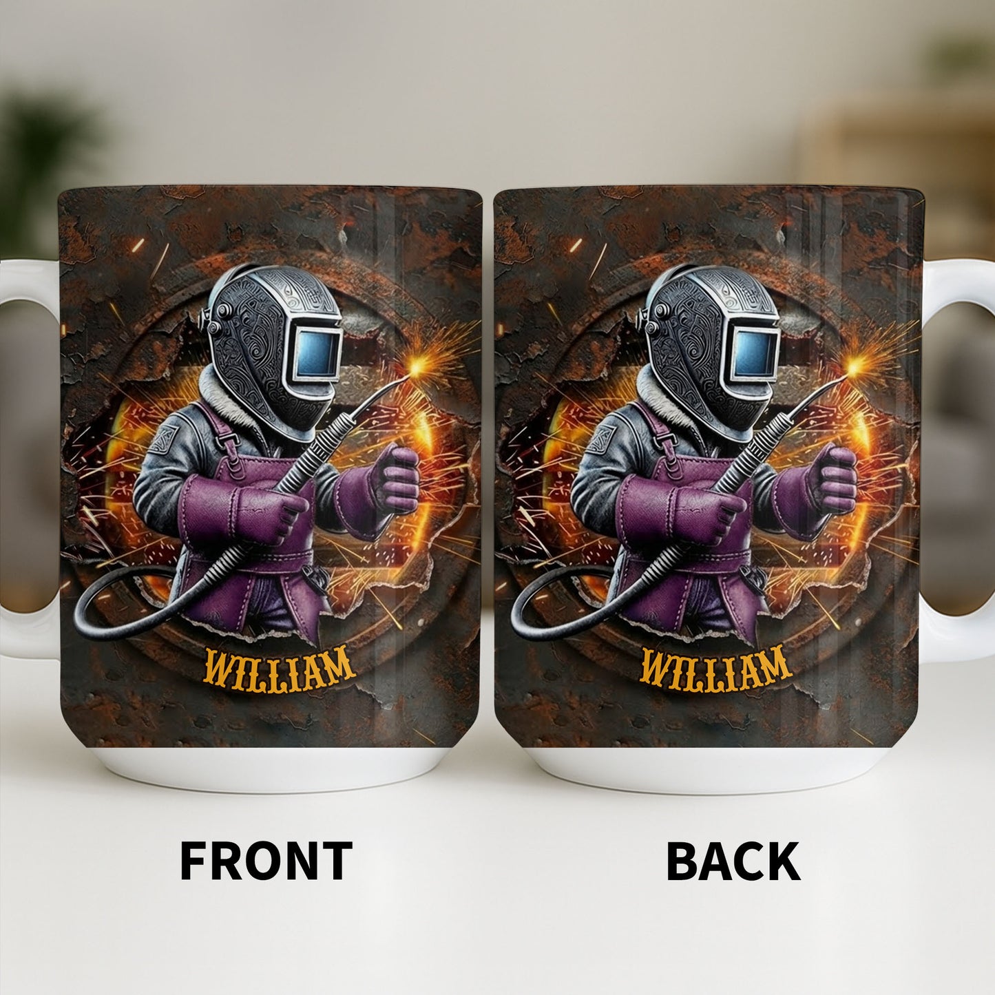Customize Your Unique Welder Coffee Mug