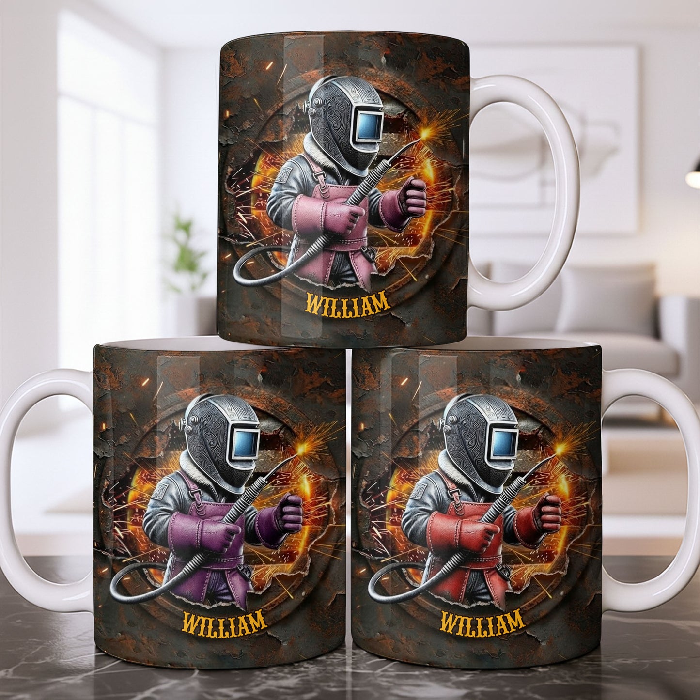 Customize Your Unique Welder Coffee Mug