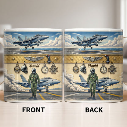 Customizable Military Pilot And Jets Theme