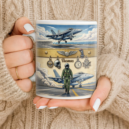 Customizable Military Pilot And Jets Theme