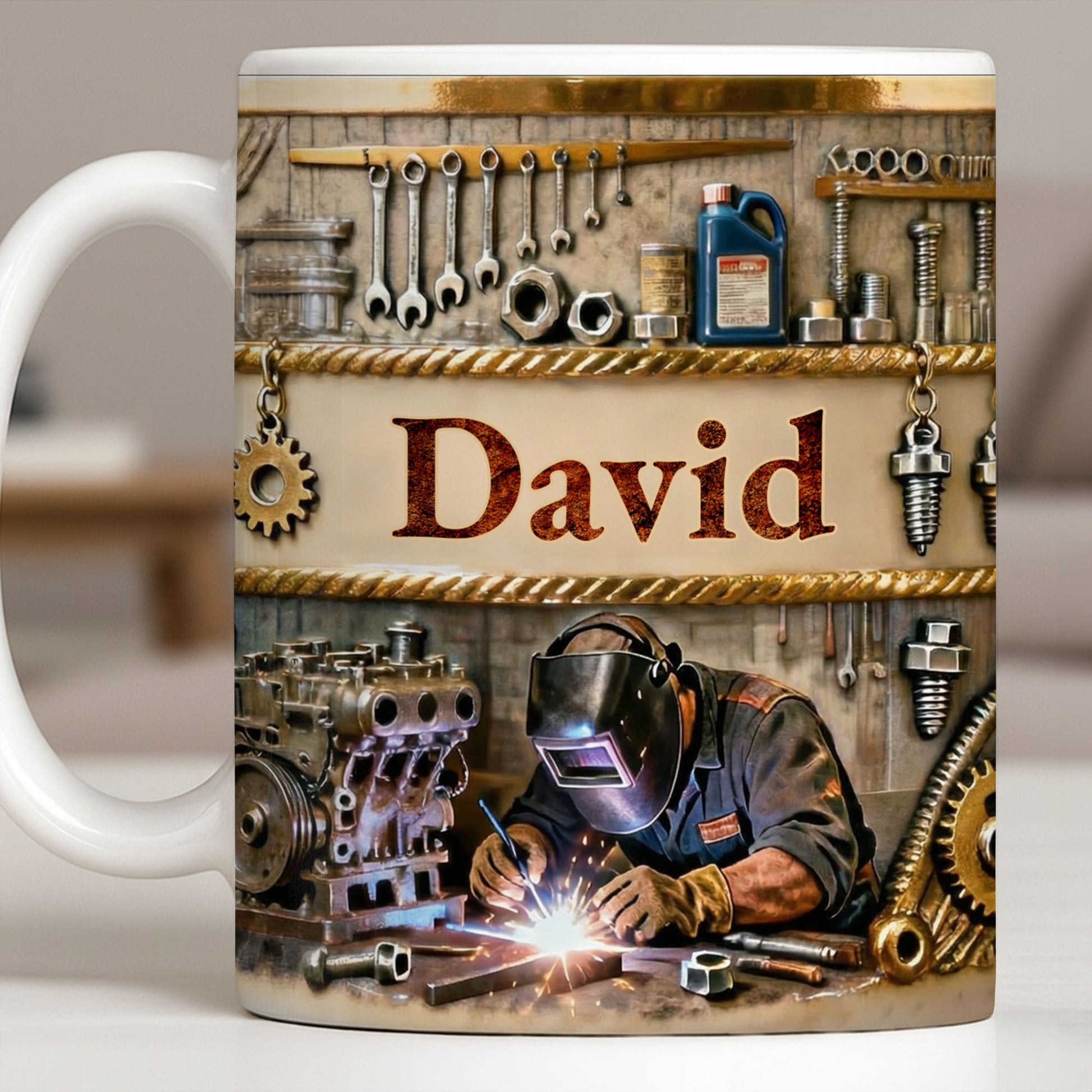 Customizable Name, Tools And Gears