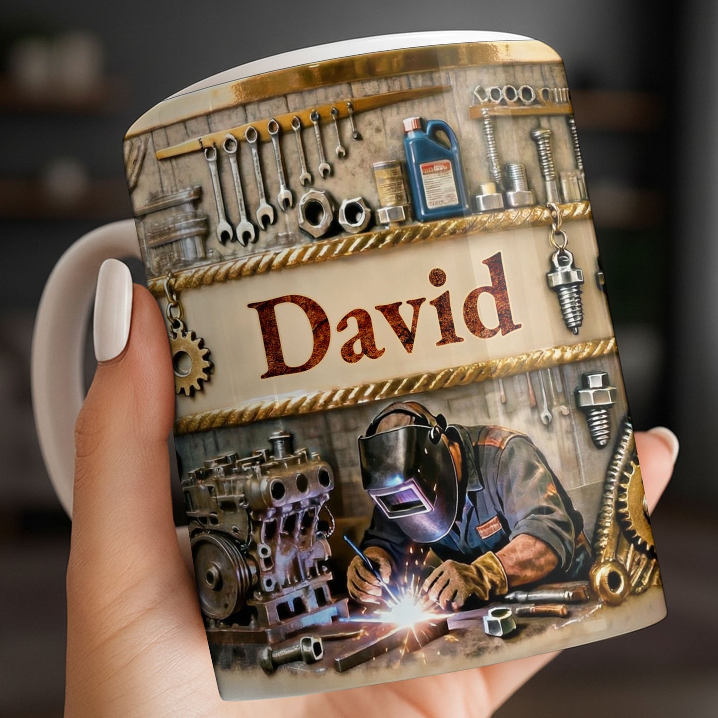 Customizable Name, Tools And Gears