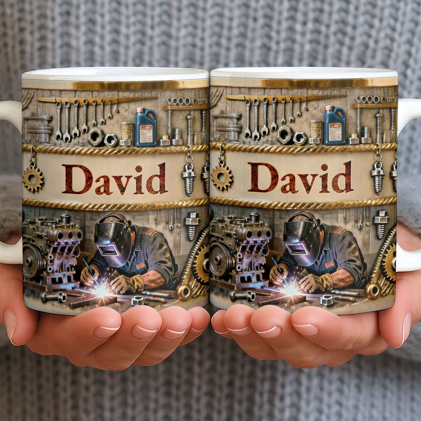 Customizable Name, Tools And Gears