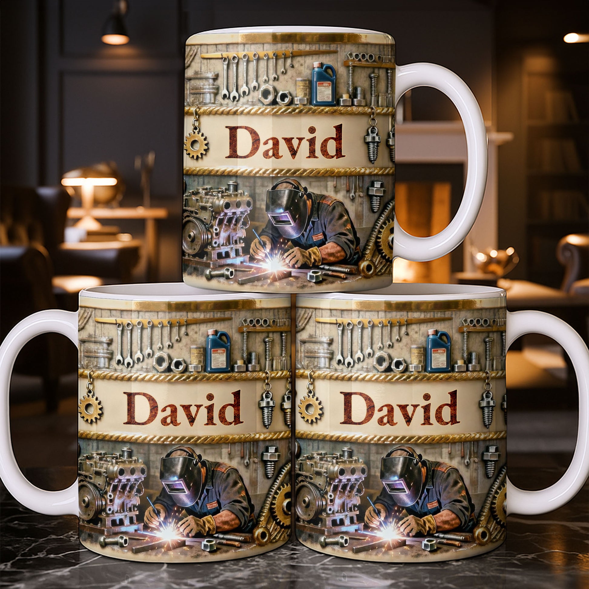 Customizable Name, Tools And Gears