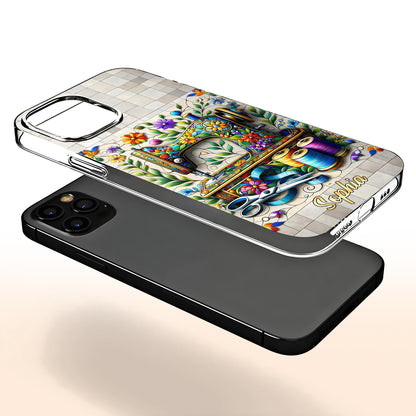 To My Wonderful Seamstress, Sewing Machine And Colorful Threads