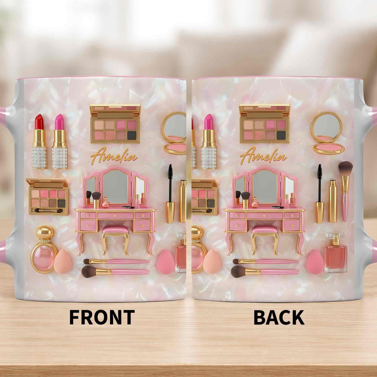 Stay Fabulous And Glamorous Makeup Vanity Accessories Design