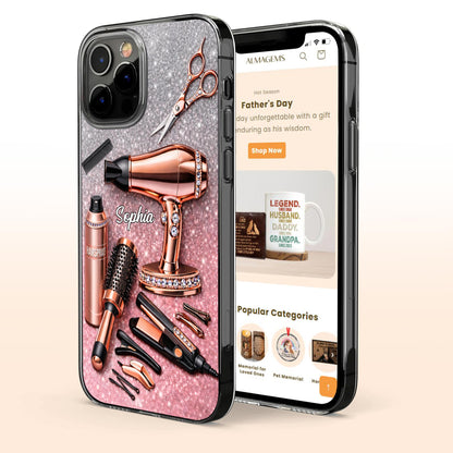 Stylish Hair Styling Tools Phone Case
