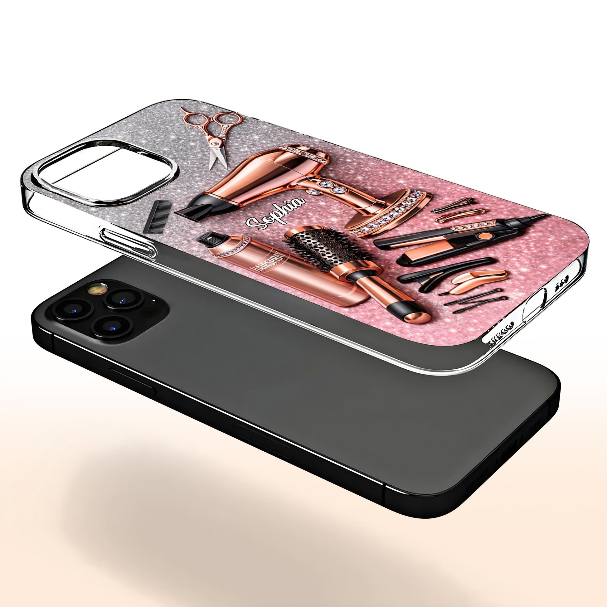 Stylish Hair Styling Tools Phone Case