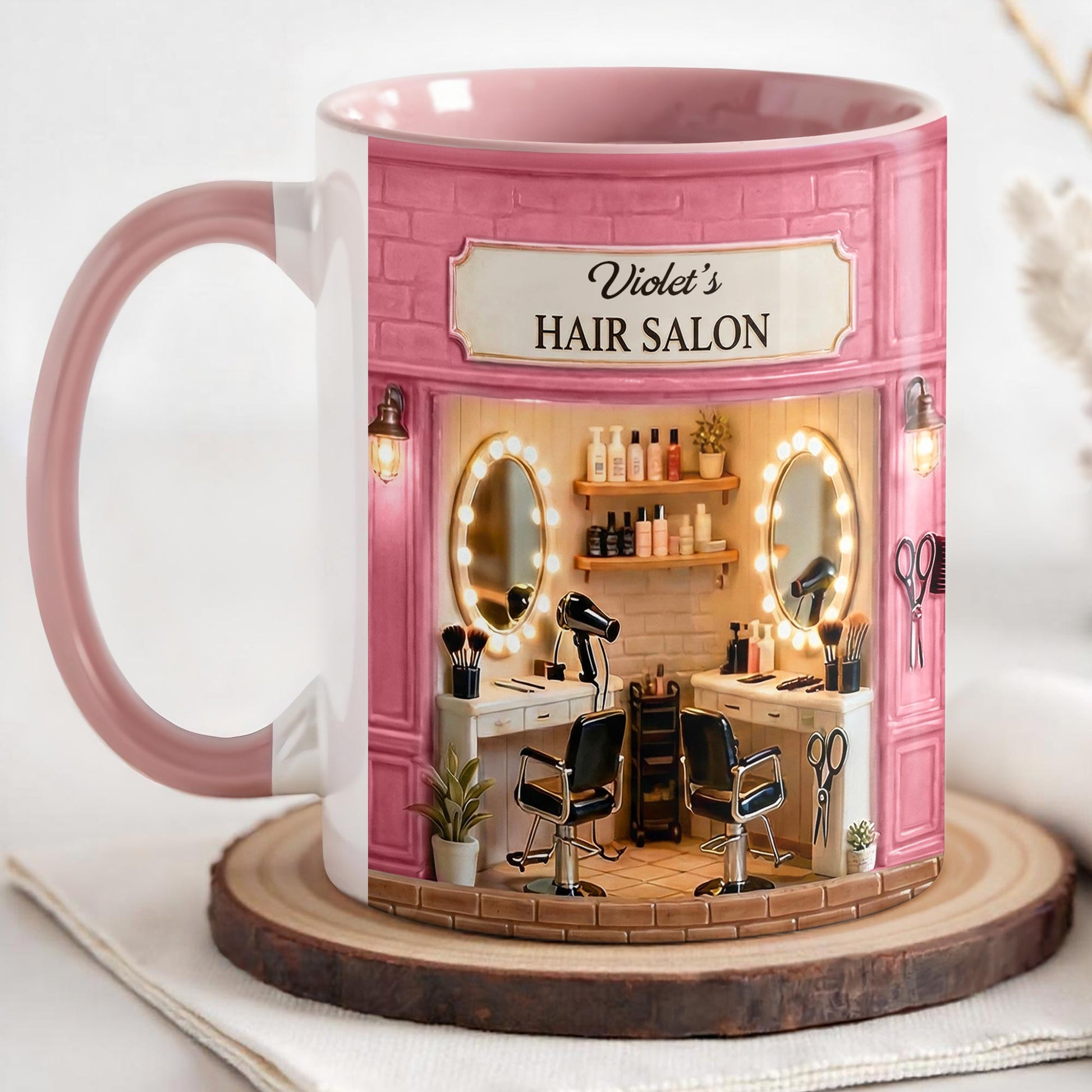 My Hair Salon Design With Barber Chairs And Mirrors