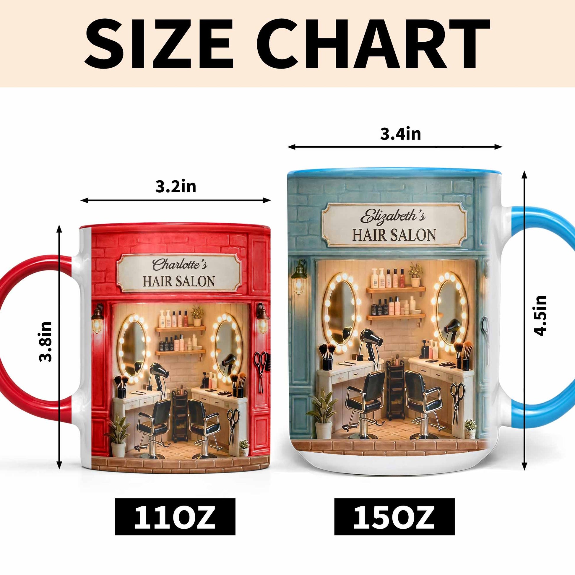 My Hair Salon Design With Barber Chairs And Mirrors