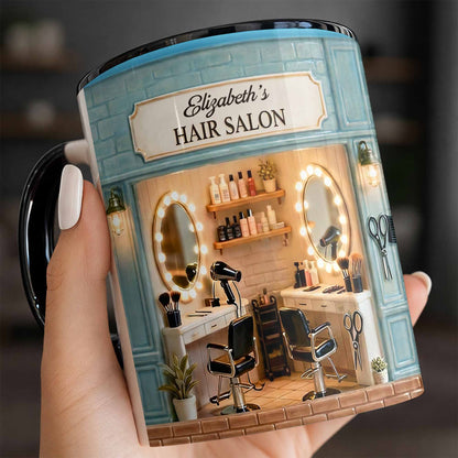 My Hair Salon Design With Barber Chairs And Mirrors