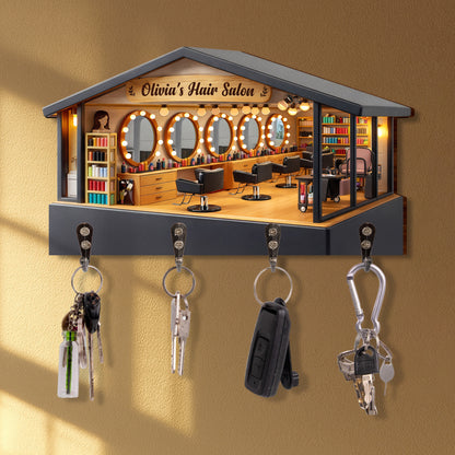 My Hair Salon Miniature Design With Barber Chairs And Vanity Mirrors