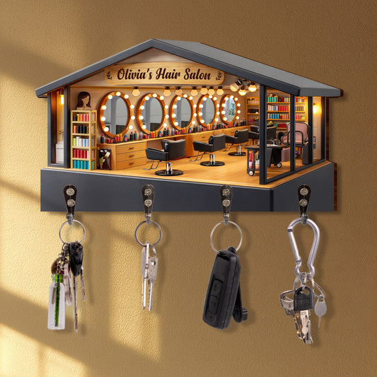 My Hair Salon Miniature Design With Barber Chairs And Vanity Mirrors