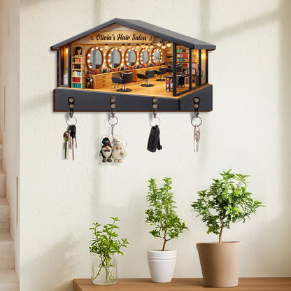 My Hair Salon Miniature Design With Barber Chairs And Vanity Mirrors