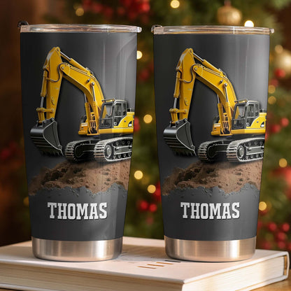 Excavator Construction Tumbler