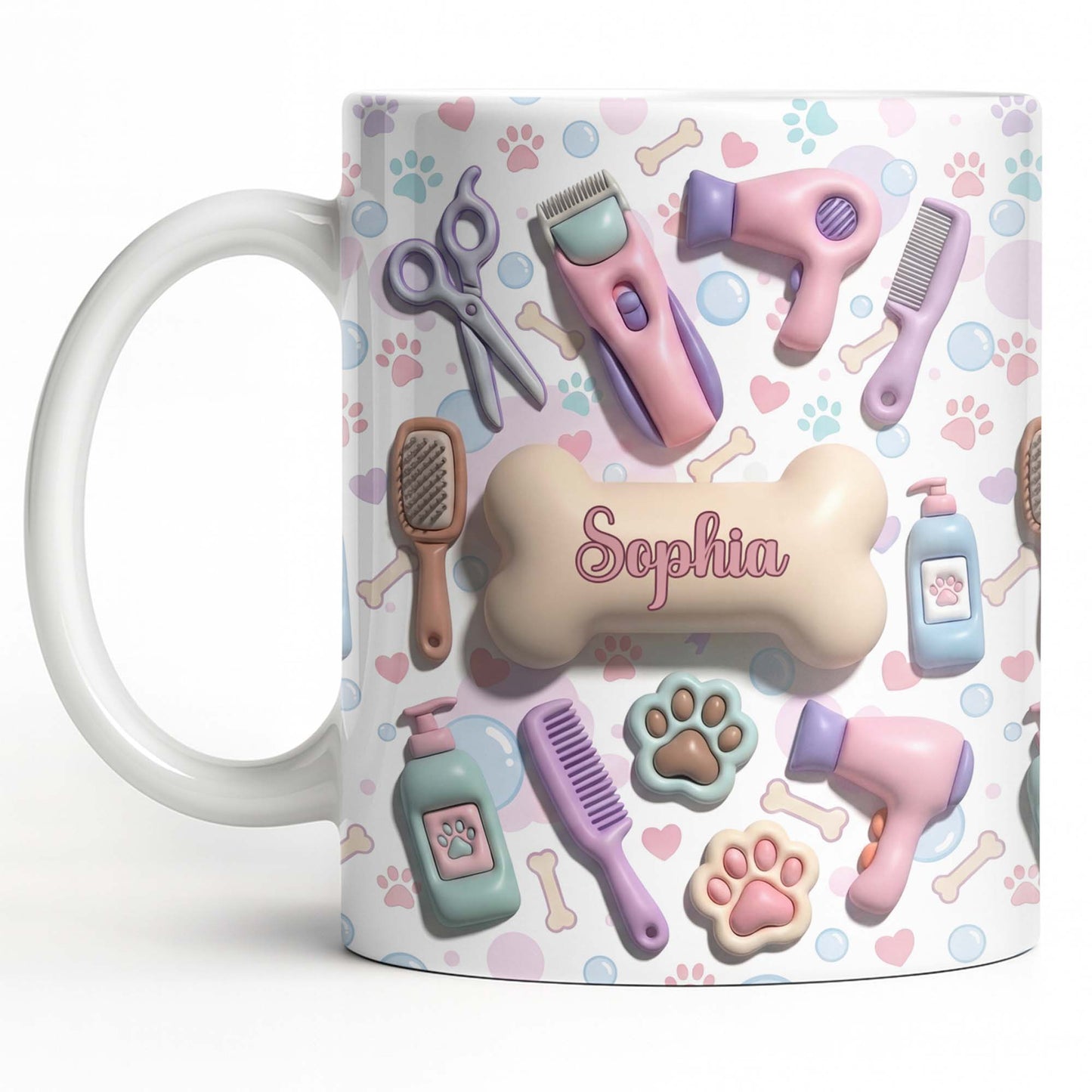 Gift For Pet Grooming Essentials And Paw Prints