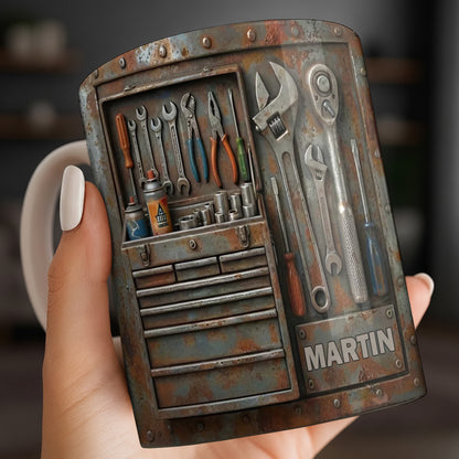 Personalized Custom Name and Tools Coffee Mug