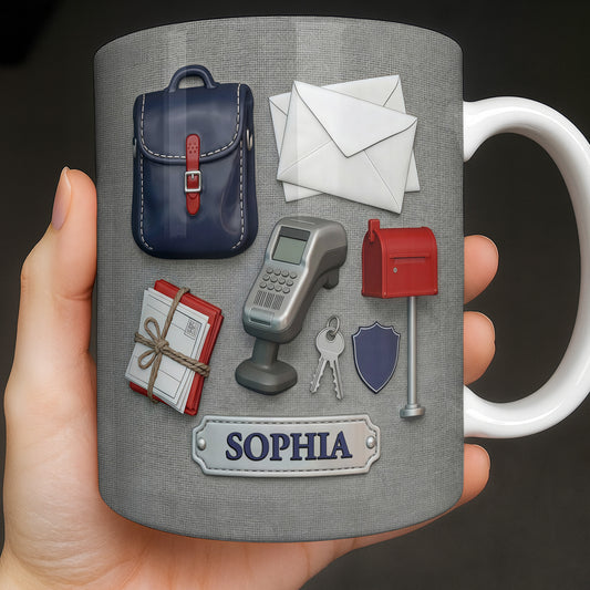 Postal Worker Essentials, Mail Bag And Scanner