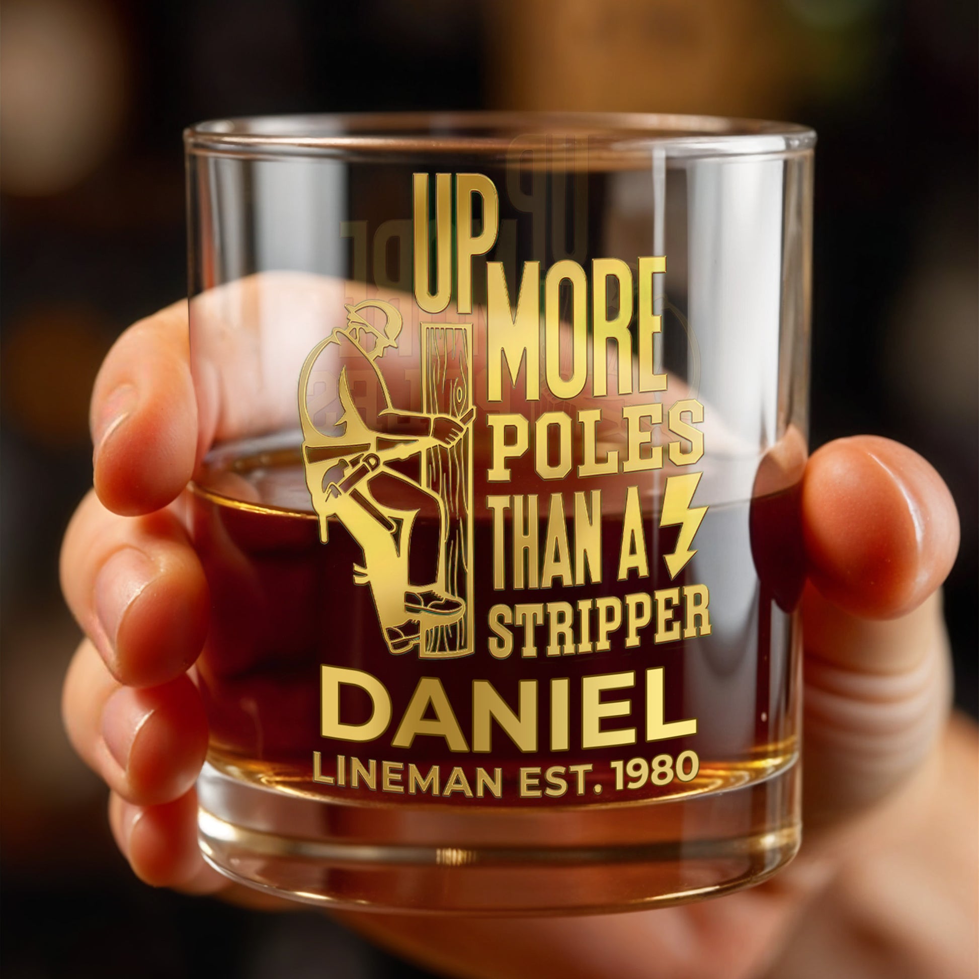 Up More Poles Than A Stripper Lineman Utility Worker