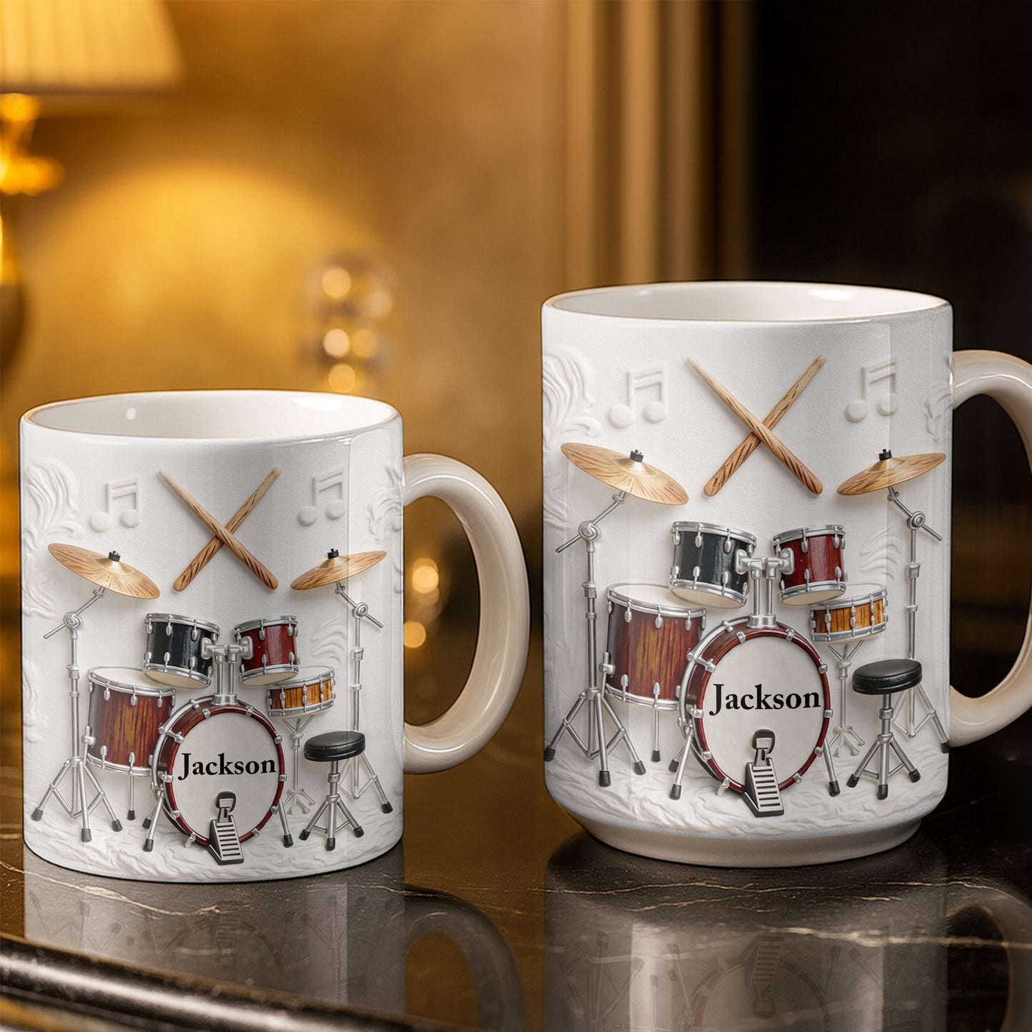 A Life Full Of Rhythm And Beats Drum Kit Set And Drumsticks